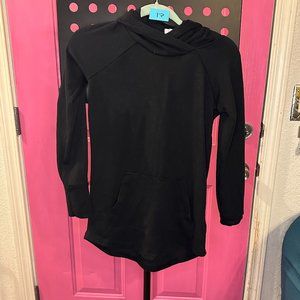 Lula Roe- Black stretchy hoodie. Super soft.